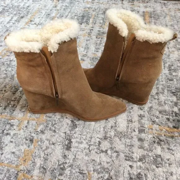 MARC FISHER LTD BRENDAN WEDGE BOOTIE! EUC! SZ 9 - Picture 10 of 11